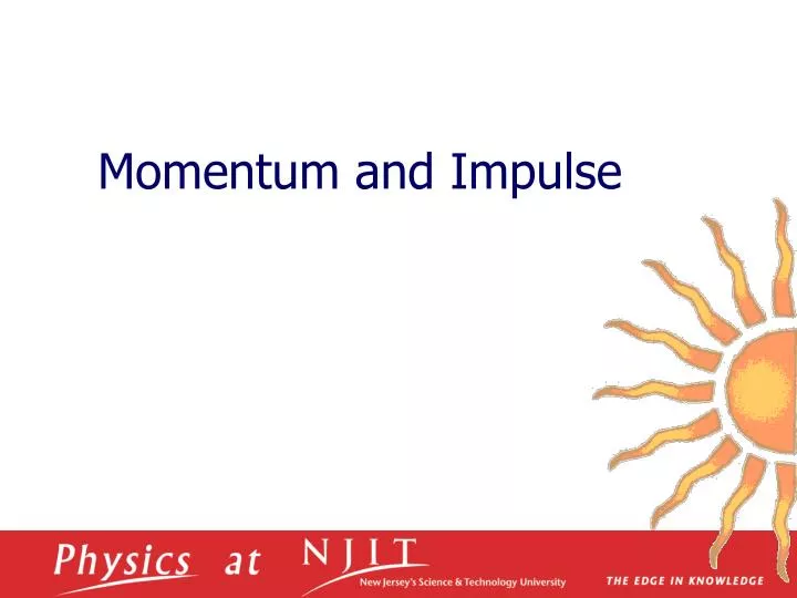 momentum and impulse