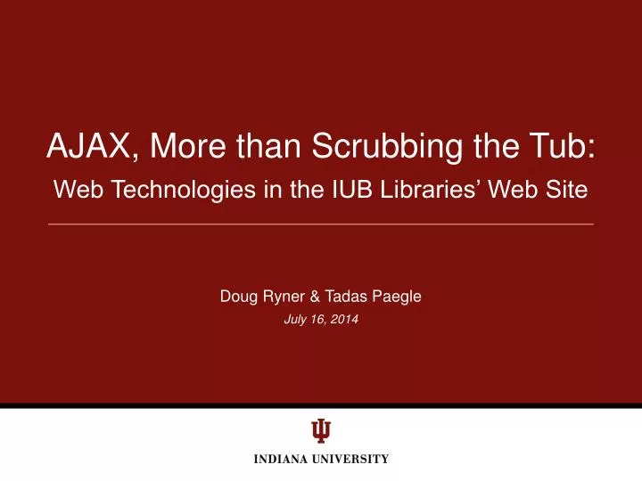 ajax more than scrubbing the tub