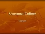 Consumer Culture - slide 1