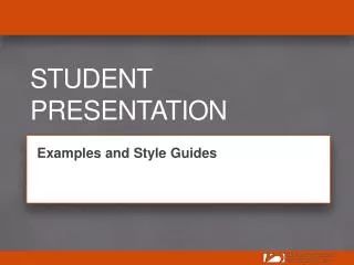 Student Presentation