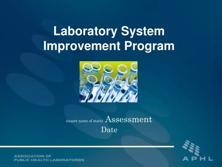 laboratory system improvement program