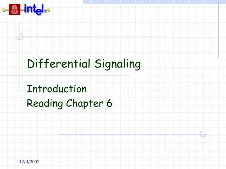 differential signaling