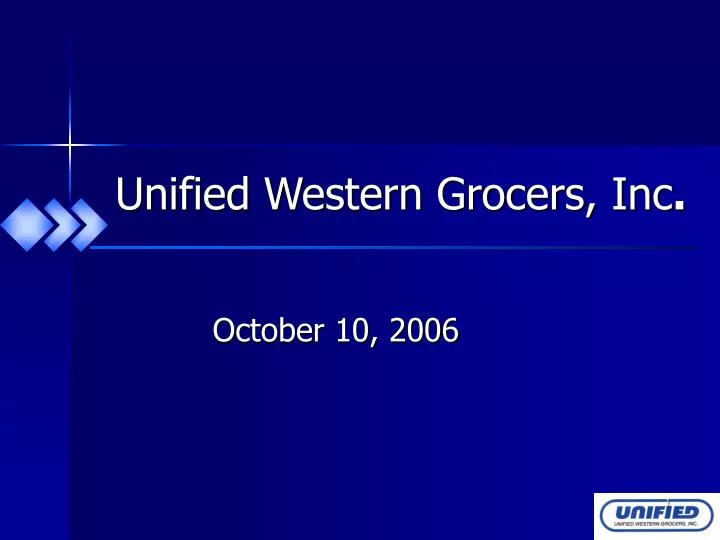 unified western grocers inc
