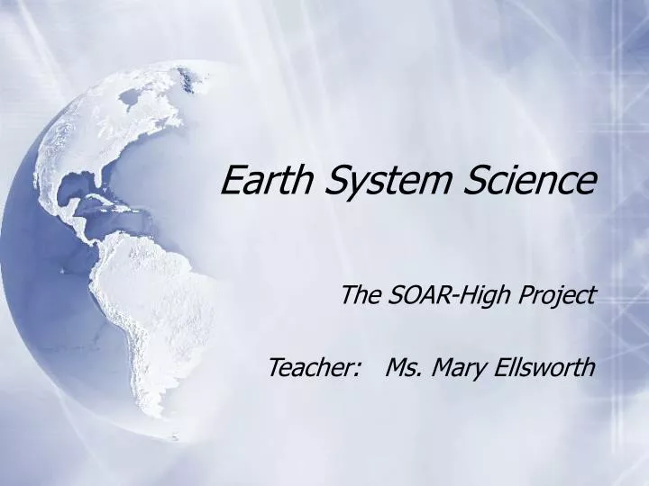 earth system science