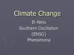Climate Change - slide 1
