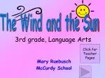 Exploring "The Wind and the Sun": A Fable by Aesop for 3rd Grade Language Arts - slide 1