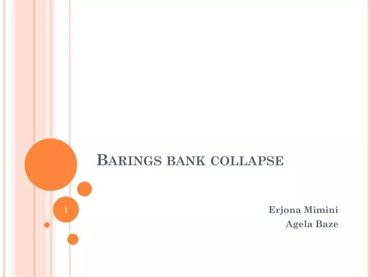 barings bank collapse