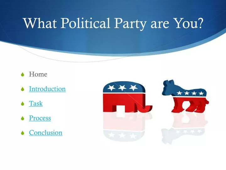 what political party are you