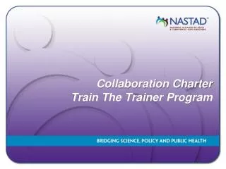 Collaboration Charter Train The Trainer Program