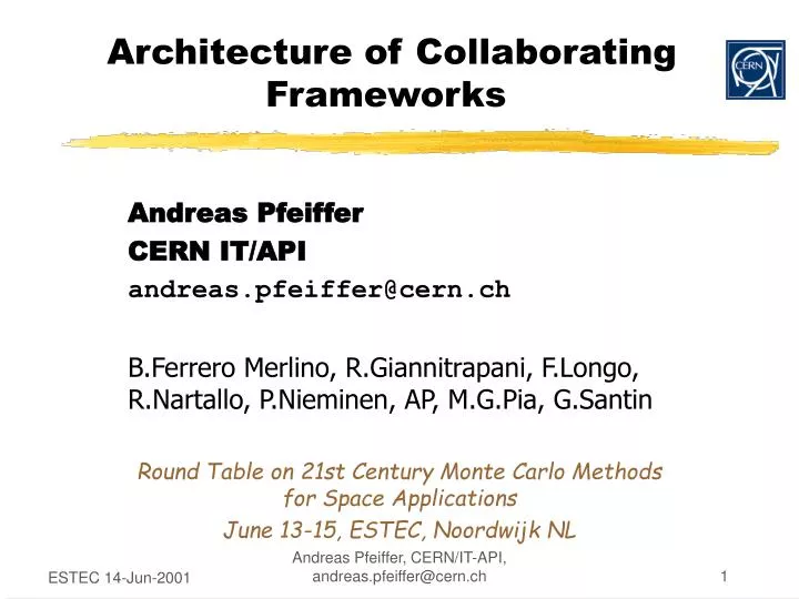 architecture of collaborating frameworks