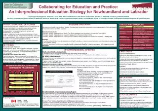 Collaborating for Education and Practice:
