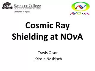 Cosmic Ray Shielding at NO v A