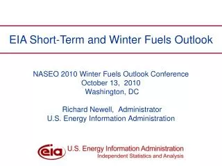 EIA Short-Term and Winter Fuels Outlook
