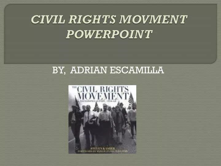 civil rights movment powerpoint