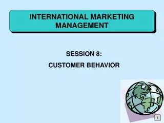 INTERNATIONAL MARKETING MANAGEMENT