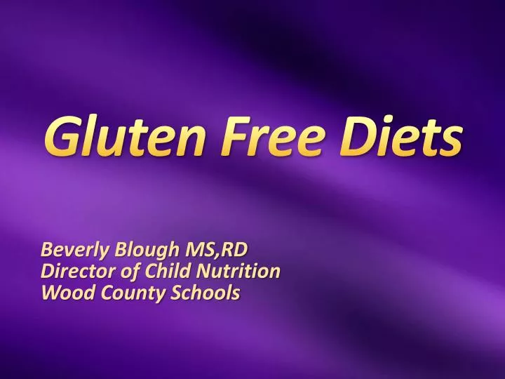 gluten free diets