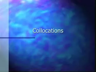 collocations