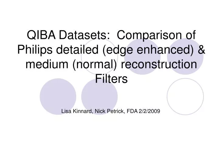 qiba datasets comparison of philips detailed edge enhanced medium normal reconstruction filters