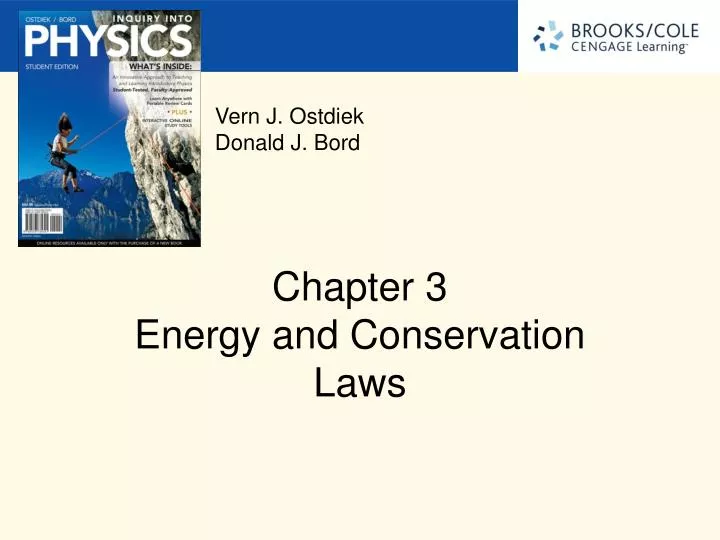 chapter 3 energy and conservation laws