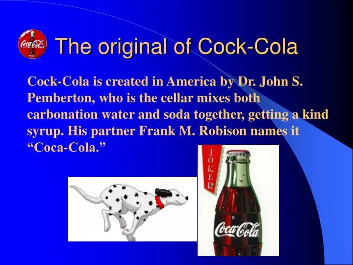 the original of cock cola