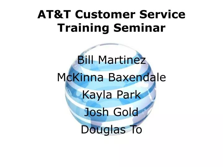 at t customer service training seminar
