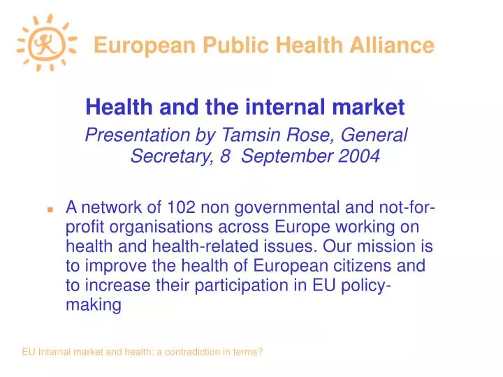 european public health alliance