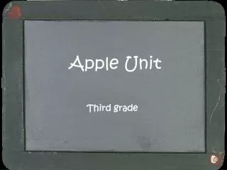 Apple Unit