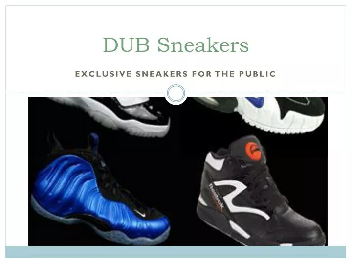 dub sneakers