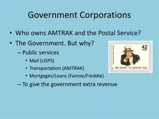 Government Corporations