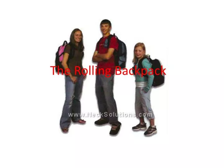 the rolling backpack