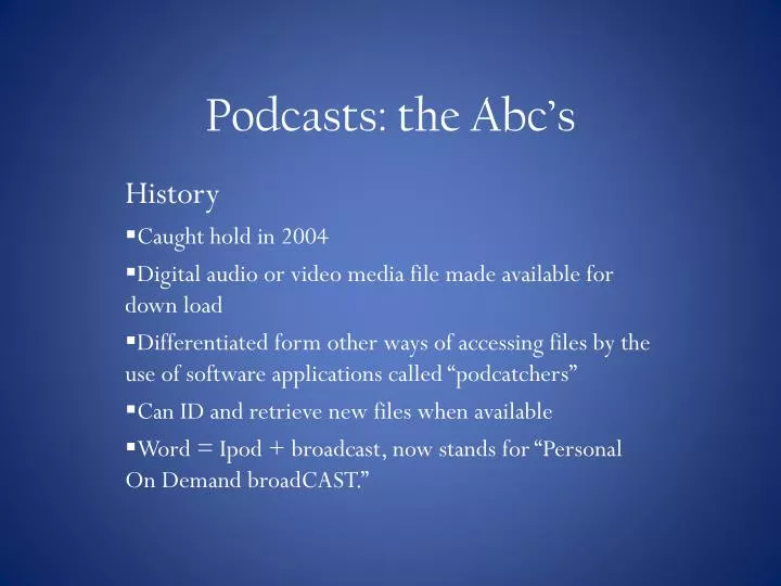 podcasts the abc s