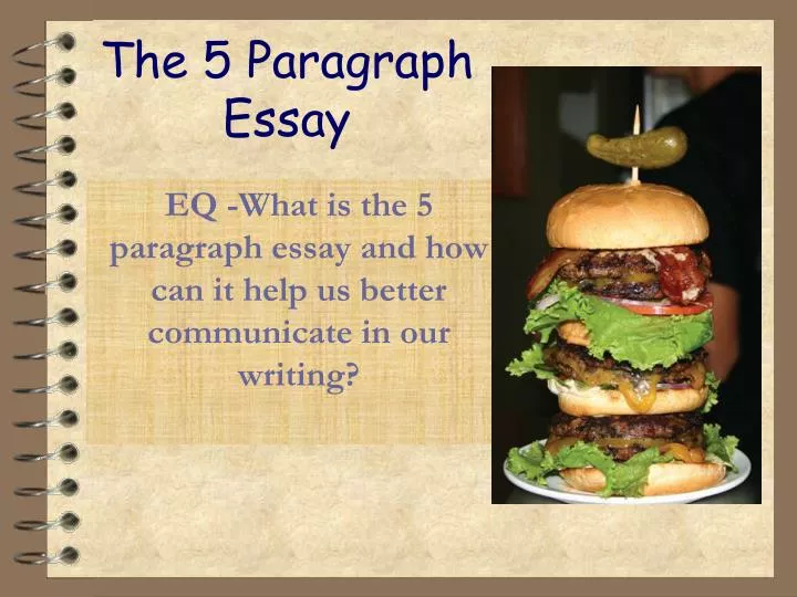 the 5 paragraph essay