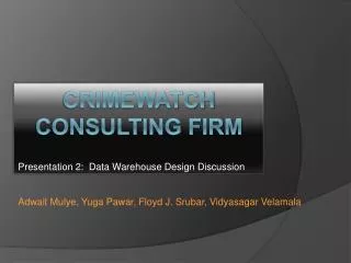 Crimewatch Consulting Firm