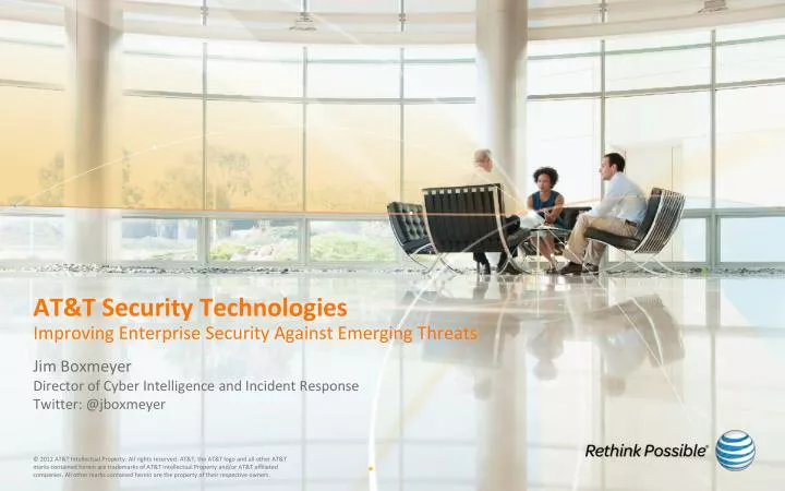 at t security technologies improving enterprise security against emerging threats