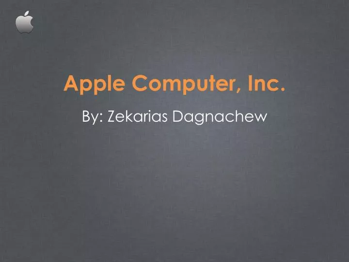 apple computer inc