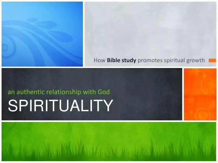 an authentic relationship with god spirituality