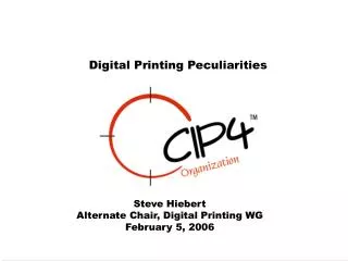 Digital Printing Peculiarities