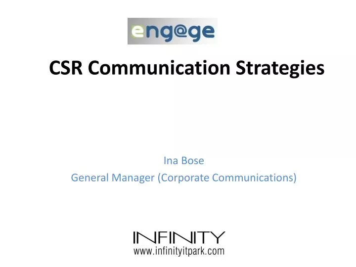 csr communication strategies