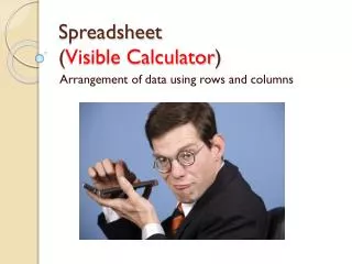 Spreadsheet ( Visible Calculator )