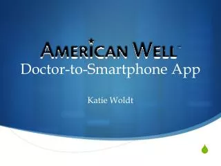 Doctor-to-Smartphone App