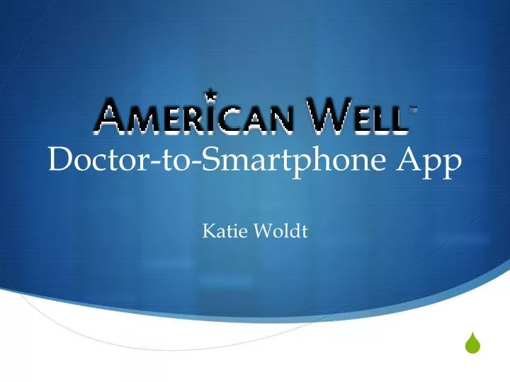 doctor to smartphone app