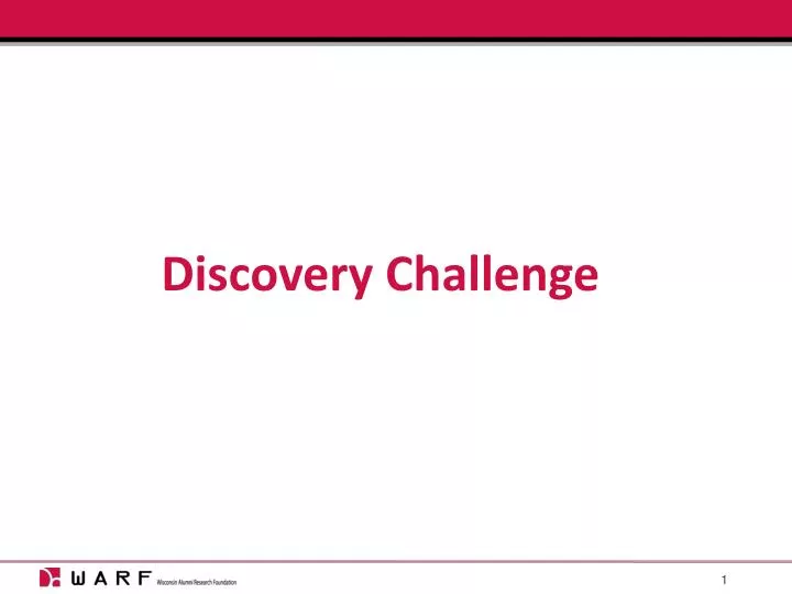 discovery challenge