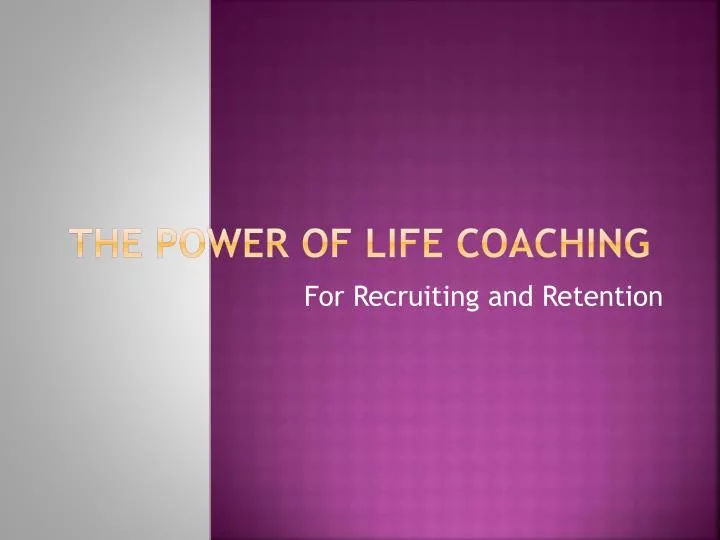 the power of life coaching