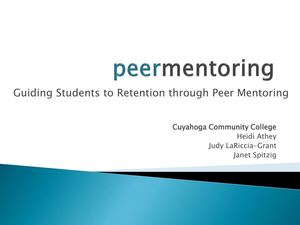 PPT - peer mentoring PowerPoint Presentation, free download - ID:1835649