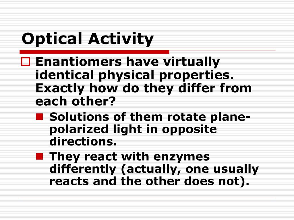 PPT - Optical Activity PowerPoint Presentation, free download - ID:1835676
