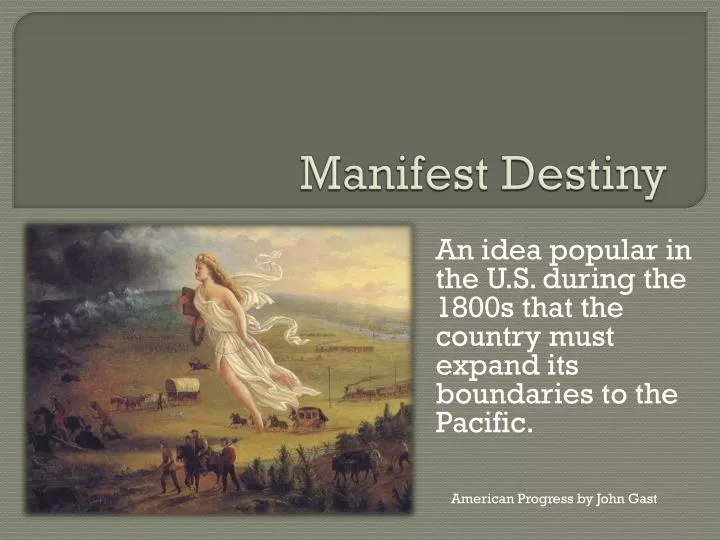 manifest destiny