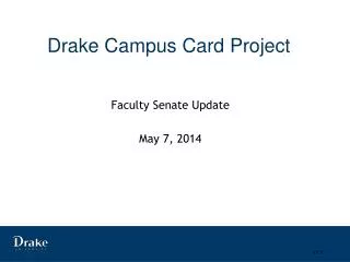 Drake Campus Card Project