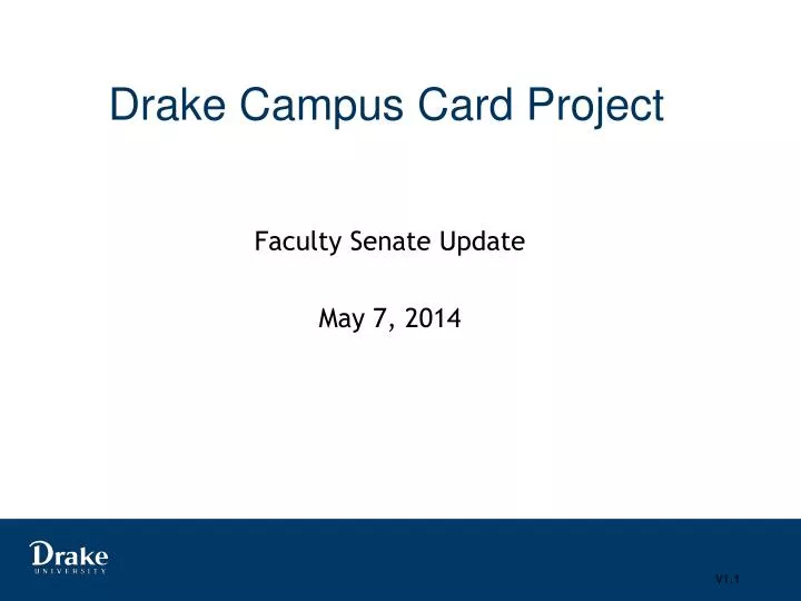 drake campus card project