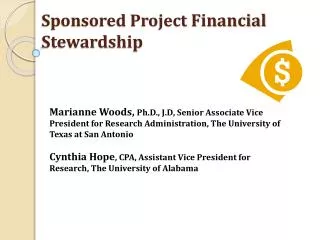 Sponsored Project Financial Stewardship