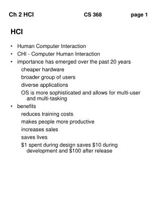 HCI